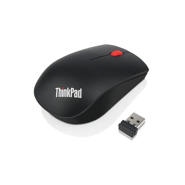 Mouse wireless Lenovo ThinkPad Essential - mouse - laser - 3 pulsanti - wireless - 2,4 GHz - ricevitore wireless (USB)