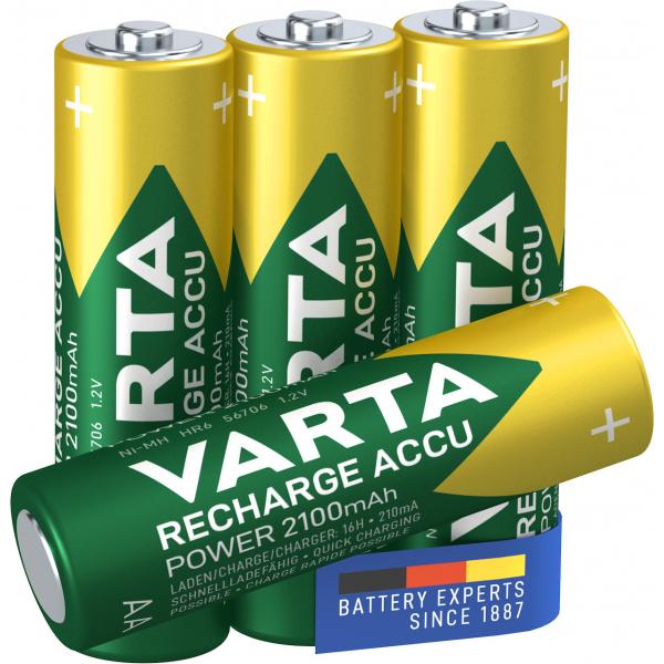 Batteria Varta 4 x AA / HR6 - NiMH - (ricaricabile)