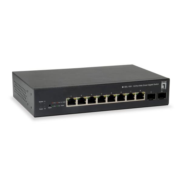 LevelOne GEP-1051 - Switch - Intelligente - 8 x 10/100/1000 (PoE+)