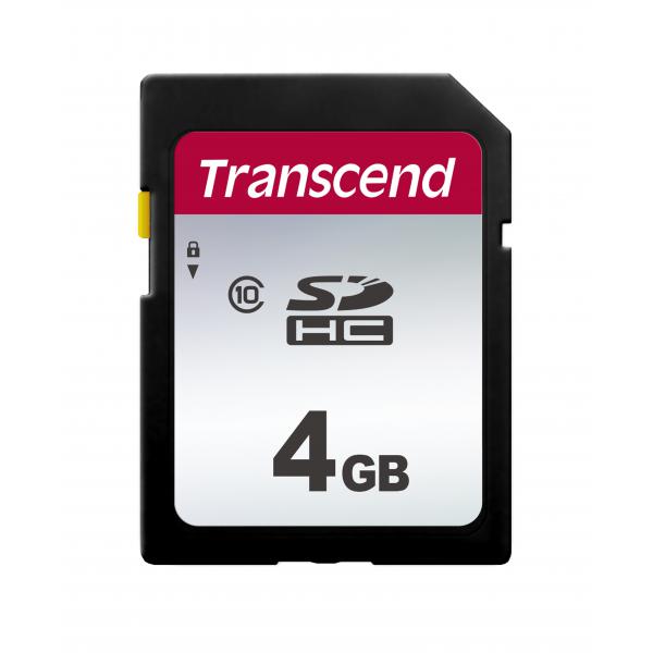 Transcend 300S - Scheda di memoria flash - 4 GB - Classe 10
