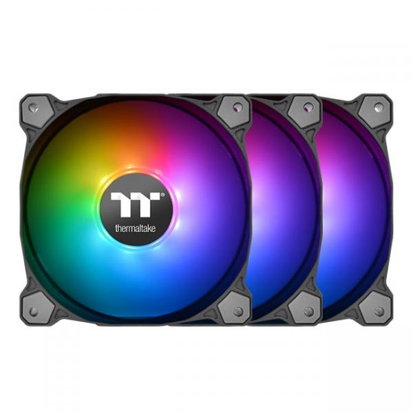 Thermaltake Pure 12 ARGB Sync Radiator Fan TT Premium Edition - Ventola per case - 120 mm (confezione da 3)