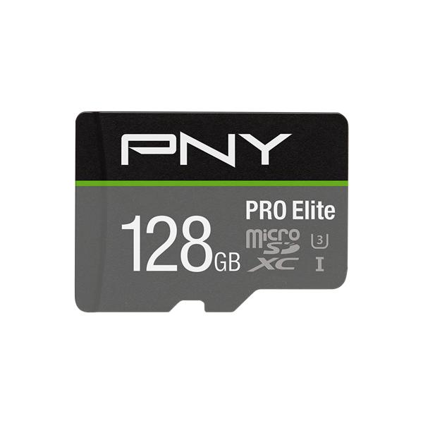 PNY PRO Elite - Scheda di memoria flash (adattatore da microSDXC a SD incluso)