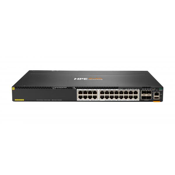 HPE Aruba Networking 6300M - Switch - L3 - managed - 24 x 1/2.5/5/10GBase-T + 4 x 1 Gigabit / 10 Gigabit / 25 Gigabit / 50 Gigabit SFP56 (Uplink / Stacking)