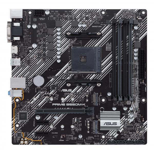 Scheda madre - ASUS - PRIME B550M-K - AMD B550 - Slot micro ATX AM4