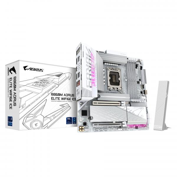 Scheda madre - GIGABYTE - B860M AORUS ELITE WF6E ICE