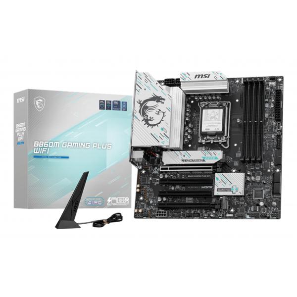 Scheda madre - MSI - B860M GAMING PLUS WIFI l B860 LGA 1851 (Socket V1) micro ATX