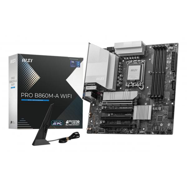 Scheda madre - MSI - PRO B860M-A WIFI Intel B860 LGA 1851 (Socket V1) micro ATX
