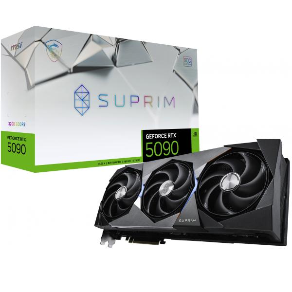 Scheda grafica - MSI - SUPRIM GEFORCE RTX 5090 - 32 GB GDDR7 - 7680 x 4320 - PCI Express 5.0