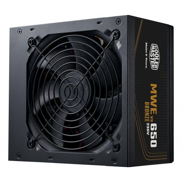 ALIMENTATORE COOLER MASTER 650W V3 MWE 650 ATX 3.1 80+Bronze Fan120mm MPE-6501-ACABW-3BEU