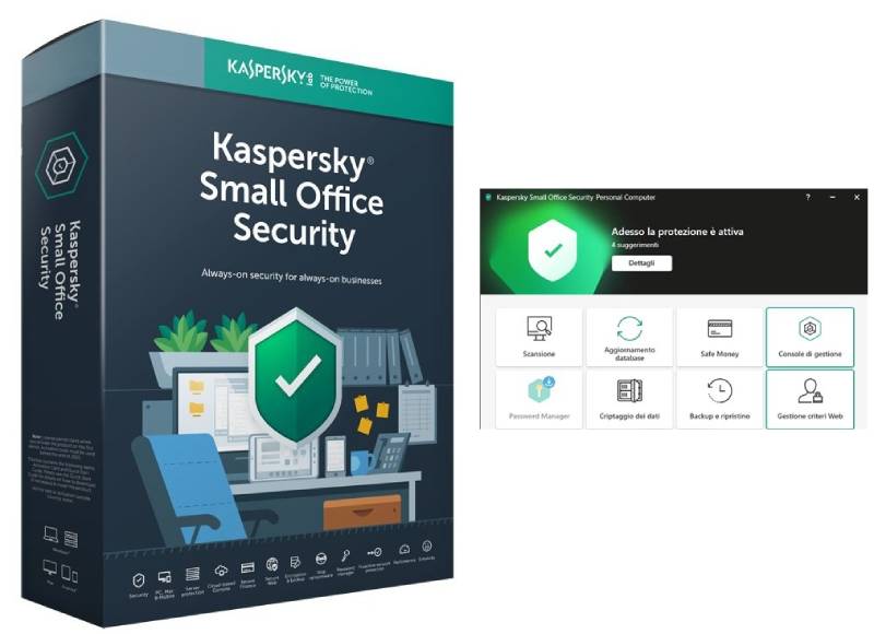 SOS 8 5U + 1SER 1Y 2021 KASPERSKY SUPERSLIM BOX