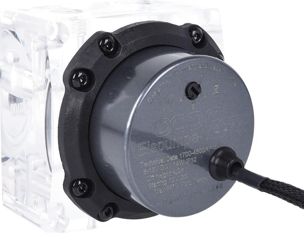 Alphacool Eispumpe VPP755 - G1/4 IG inkl. Eisdecke D5 - Acryl V.3 (13306)