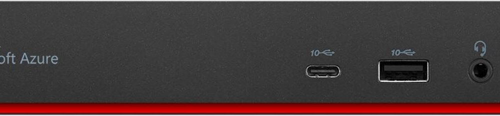 Lenovo 40B20135UK laptop-dockingstation & portreplikator Kabelgebunden USB 3.2 Gen 1 (3.1 Gen 1) Type-A + Type-C Schwarz (40B20135UK)