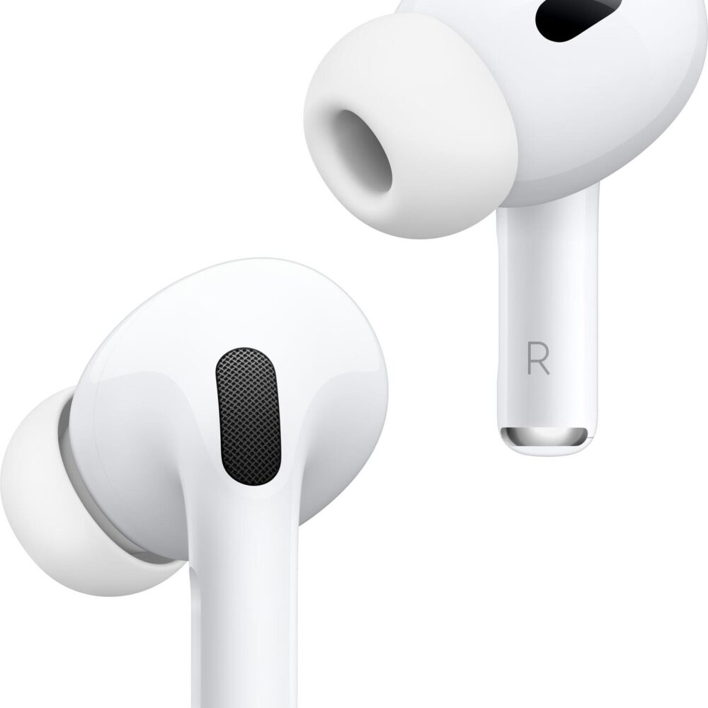 Apple AirPods Pro - 2. Generation - True Wireless-Kopfhörer mit Mikrofon - im Ohr - Bluetooth - aktive Rauschunterdrückung (MTJV3LL/A)