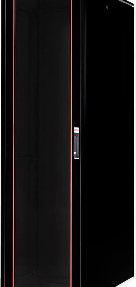 ROLINE 19 Zoll Netzwerkschrank Pro 47 HE 600x1000 BxT Glastür schwarz (26.21.0236)