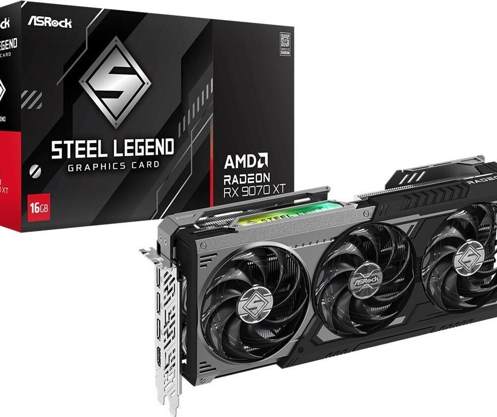 ASRock RX9070XT SLD 16G 16GB DDR6 HDMI/3xDP (90-GA5VZZ-00UANF)