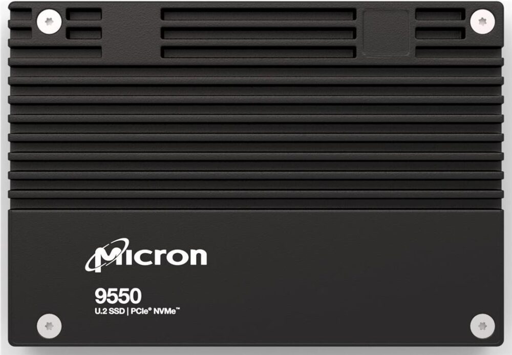 Micron 9550 MAX - SSD - Mixed Use - verschlüsselt - 12,8TB - intern - 2,5" (6,4 cm) - PCI Express 5,0 x4 (NVMe) - 256-Bit-AES - TCG Opal Encryption 2,0, Self-Encrypting Drive (SED) - TAA-konform (MTFDLAL12T8THB-1BK1DABYYR)