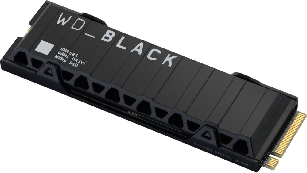 WD_BLACK SN850X NVMe SSD WDBB9H0040BNC - SSD - 4 TB - intern - M.2 2280 - PCIe 4.0 (NVMe) - integrierter Kühlkörper (WDBB9H0040BNC-WRSN)