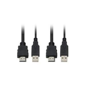 LevelOne KVM-0290 - KVM-Switch - USB - 2 x KVM port(s) - 1 lokaler Benutzer - Desktop (KVM-0290)