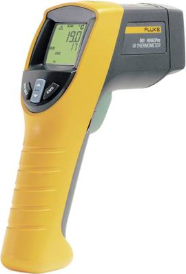 Fluke 561 - F,°C - -40 - 550 °C - Schwarz - Gelb - -40 - 1022 °F - 500 ms - 8 - 14 µm (2558118)