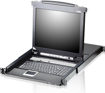 Aten CL5708M 1U Schwarz Tastatur/Video/Maus (KVM)-Switch (CL5708M-ATA-2XK06SG)