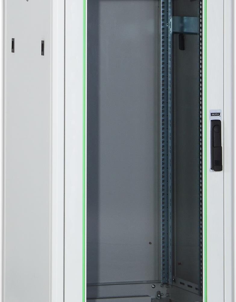 DIGITUS Professional Unique DN-19 26U-8/8-1 - Schrank - Netzwerkschrank - Grau, RAL 7035 - 26U - 48,3 cm (19") (DN-19 26U-8/8-1)