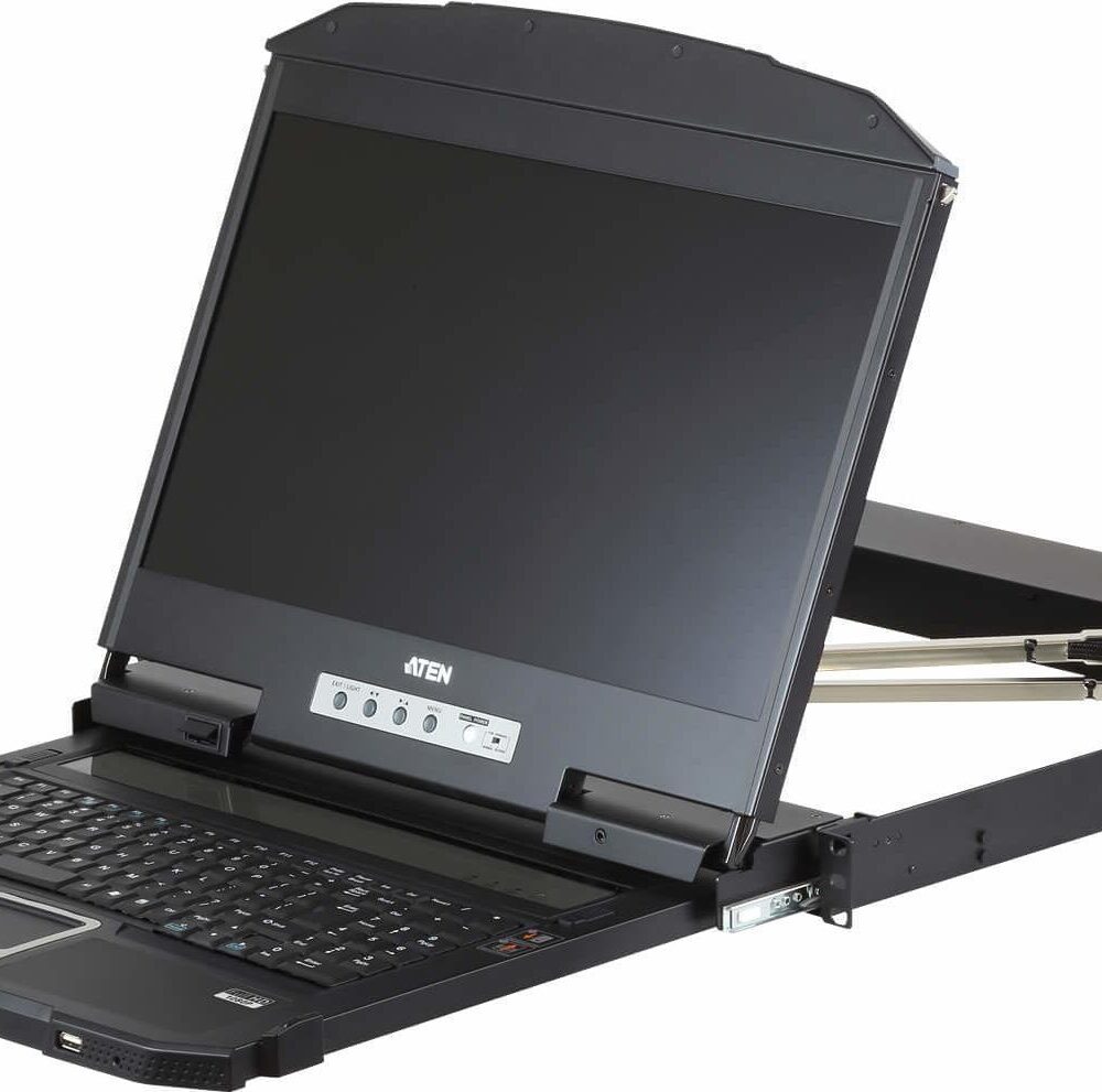 ATEN CL3800NW Konsolenregal 47 cm (18.5" ) 1920 x 1080 Pixel Metall - Kunststoff Schwarz (CL3800NW-ATA-2X-K06/DNG)
