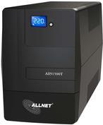 ALLNET ALL91500T. Ausgangskapazität: 1500 VA, Ausgangsleistung: 900 W, Eingangs-Betriebsspannung (min): 162 V. USB-Port-Typ: USB Typ-B. Akku-/Batterietyp: sealed, Typische Backup-Zeit bei halber Belastung: 2 min, Typische Backup-Zeit bei voller Belastung: 6 min. Formfaktor: Kompakt, Produktfarbe: Schwarz, Anzeige: LCD. Geräuschpegel: 45 dB (ALL91500T)