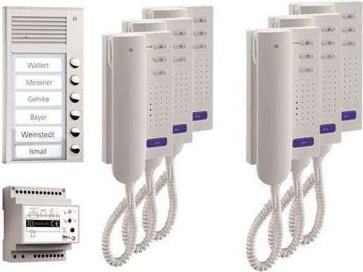 TCS Türsprechanlagen-Set PPA06-EN/02 pre pack6 AP 6Teilnehmer (PPA06-EN/02)