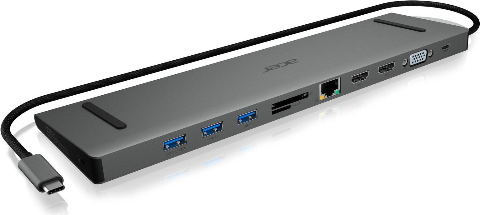 Acer ACG-DCK-C-1 - Dockingstation - USB-C - VGA, HDMI - 100 Watt (LC.DCK11.001)