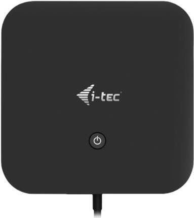 i-Tec USB-C Dual Display Docking Station with Power Delivery - Dockingstation - USB-C / Thunderbolt 3 - 2 x DP - GigE