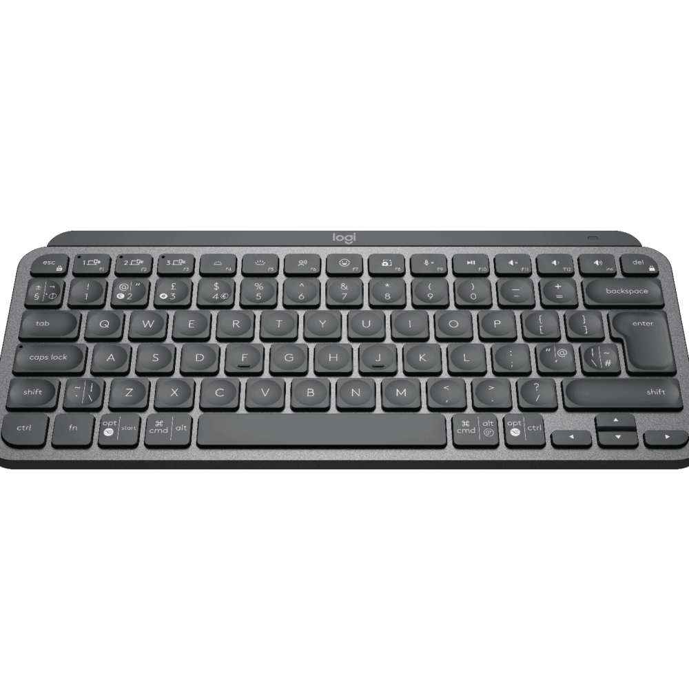 Logitech MX Keys Mini - Tastatur - hinterleuchtet - Bluetooth - QWERTY - GB - Graphite (920-010495)