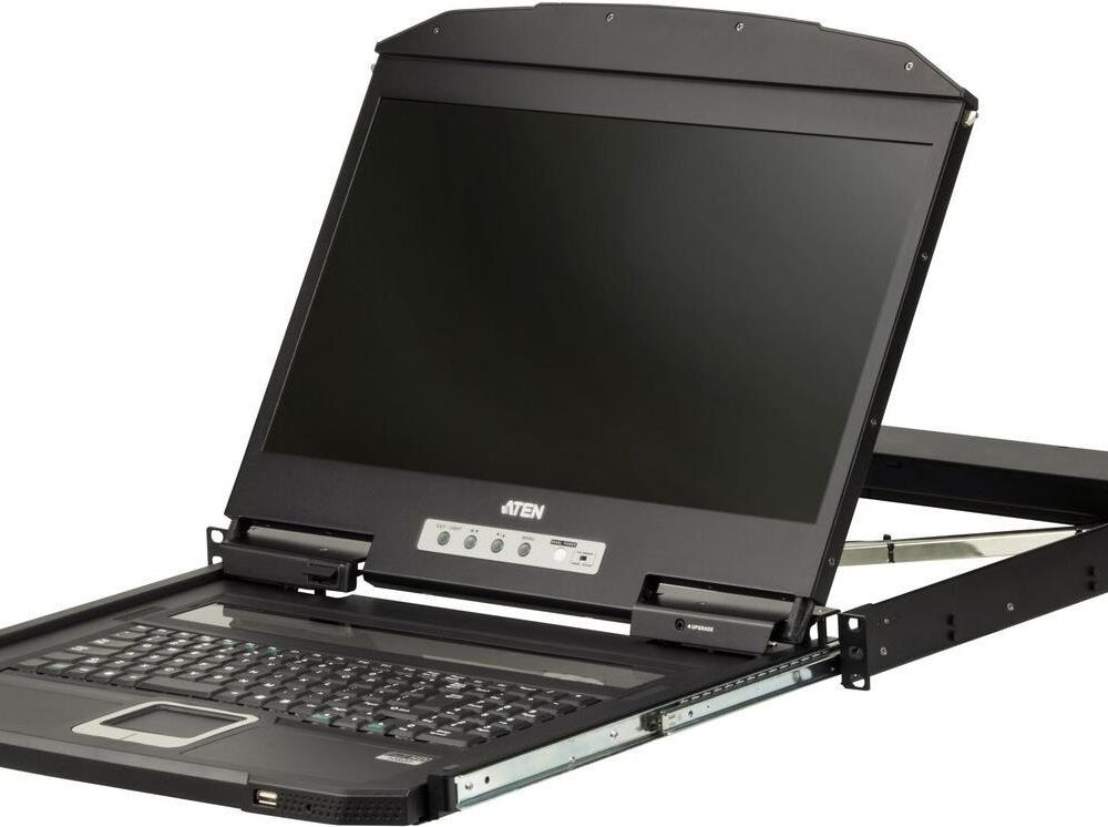 1U Short Depth USB VGA Single Scandinavian Keyboard (CL3100NX-NORDIC)