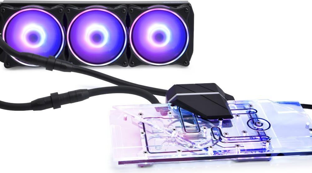 Alphacool Eiswolf 2 AIO - 360mm Radeon RX 6800/6800XT Gaming Trio X mit Backplate EOL (14422)