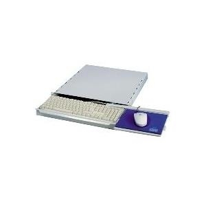 apraNET - Rack Keyboard Shelf - Hellgrau, RAL 7035 - 1U - 48.3 cm (19")