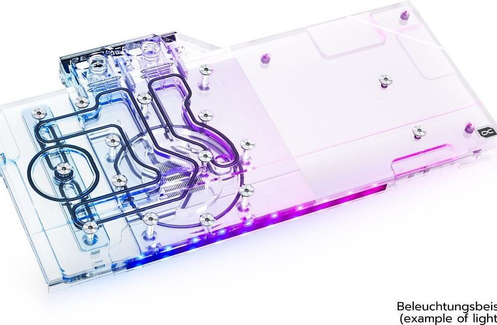 Alphacool Eisblock Aurora Acryl GPX-N Geforce RTX 3070 FTW3 Ultra mit Backplate PHT EOL (11970)
