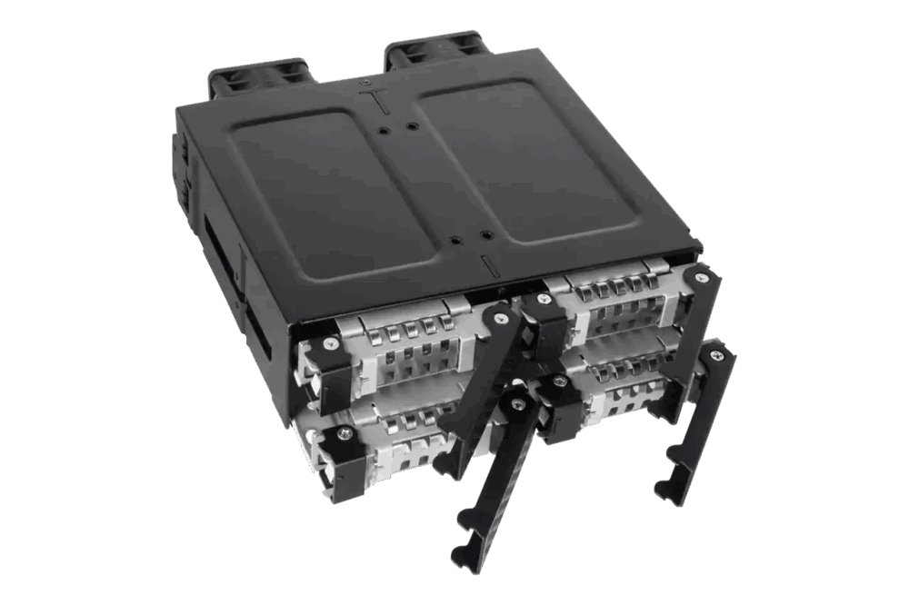 ICY Dock ToughArmor MB699VP-B V3 - Gehäuse für Speicherlaufwerke - 2.5" (6,4 cm) - PCIe 4,0 - U.2, U.3 - Schwarz - für Cremax ICY Dock MB991TRAY-B, EZ Slide Mini MB994TK-B (MB699VP-B V3)