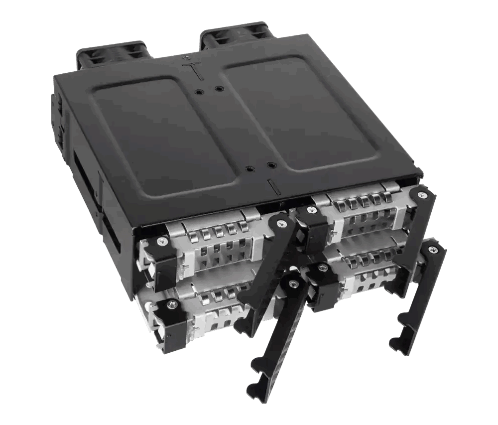 ICY Dock ToughArmor MB699VP-B V3 - Gehäuse für Speicherlaufwerke - 2.5" (6,4 cm) - PCIe 4,0 - U.2, U.3 - Schwarz - für Cremax ICY Dock MB991TRAY-B, EZ Slide Mini MB994TK-B (MB699VP-B V3)