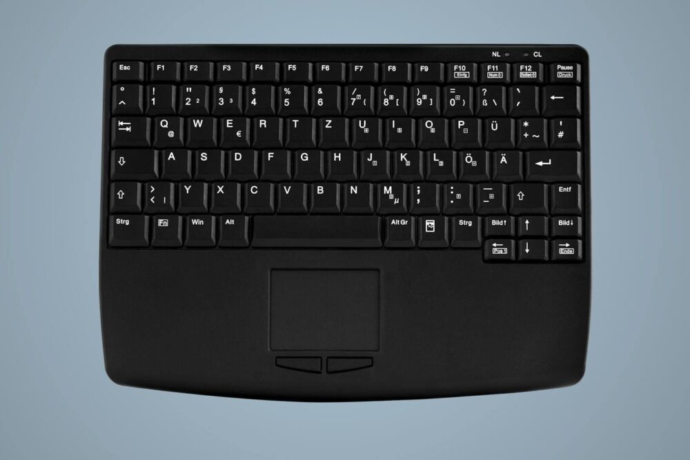 Active Key AK-4450-GFU Tastatur RF Wireless Deutsch Schwarz (AK-4450-GFU-B/GE)