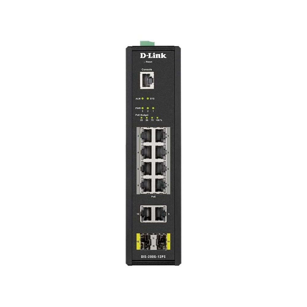 Switch D-Link DIS-200G-12PS Nero