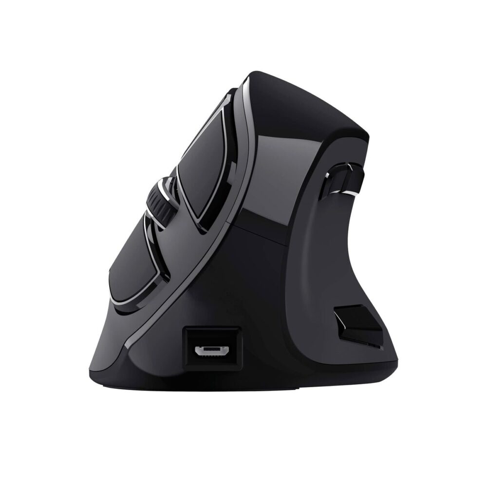 Mouse senza Fili Trust Voxx Nero Ergonomico Verticale Bluetooth Ricaricabile