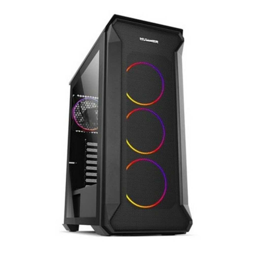 Case computer desktop Micro ATX / Mini ITX / ATX Nox-Xtreme Hummer Quantum Nero