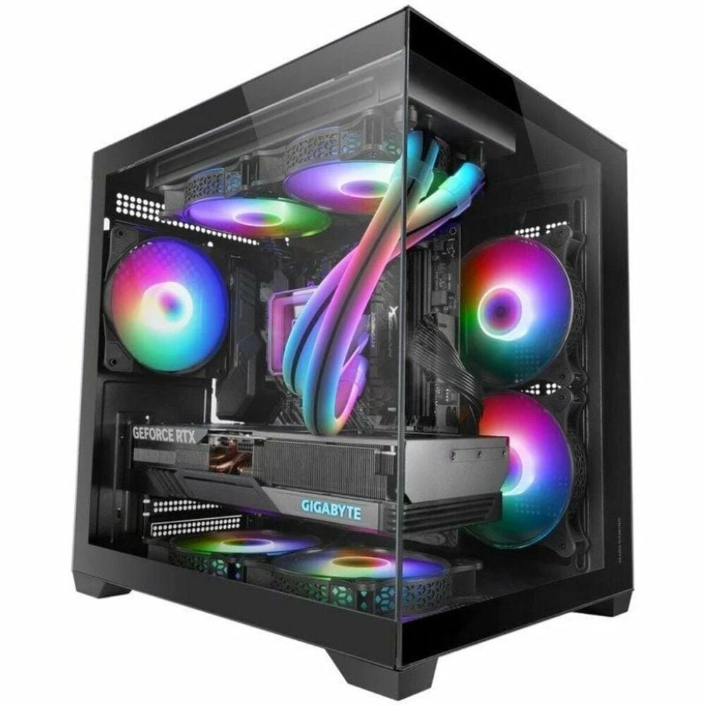 Cassa Minitorre Micro ATX / ITX Mars Gaming MCVIEW2 Nero