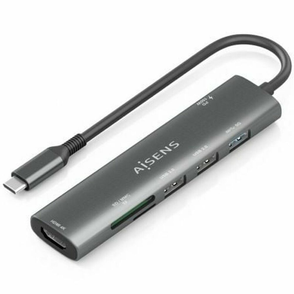 Hub USB Aisens ASUC-7P027-GR