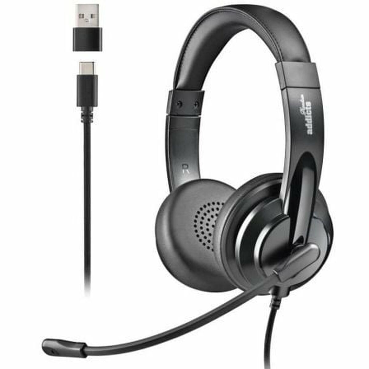 Auricolari NGS VOX605USBC Nero