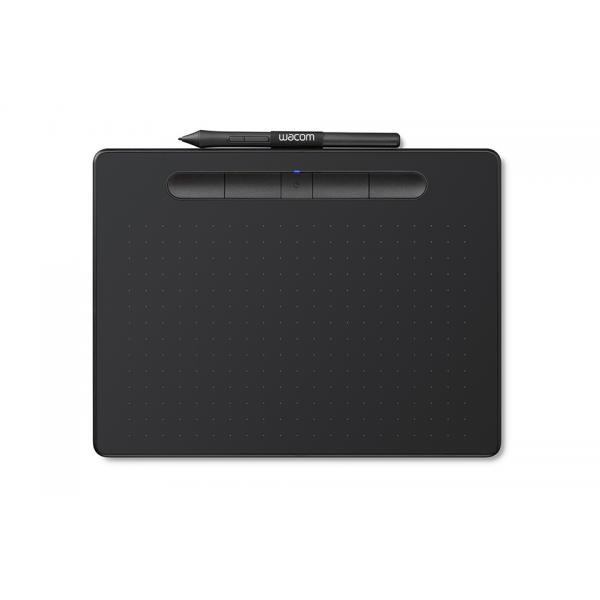 Wacom Intuos M Bluetooth tavoletta grafica Nero 2540 lpi [linee per pollice] 216 x 135 mm USB/Bluetooth (INTUOS COMFORT PLUS PB M BLACK - IN)