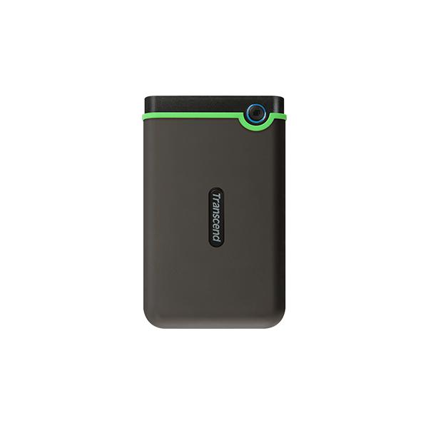 Transcend StoreJet 25M3C disco rigido esterno 2 TB 2.5 USB tipo-C 3.2 Gen 1 [3.1 Gen 1] Nero, Verde (STOREJET M3 2TB 2.5IN - PORTABLE HDD SLIM TYPE C)
