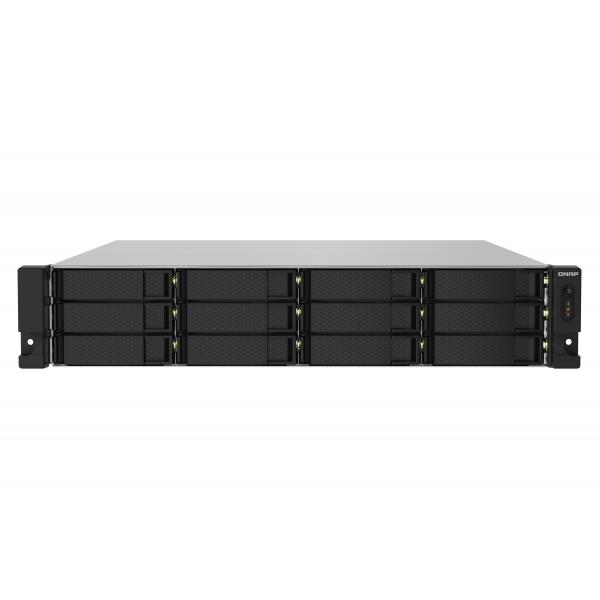 QNAP TS-1232PXU-RP NAS Armadio [2U] Annapurna Labs AL324 4 GB DDR4 0 TB QNAP QTS Nero (QNAP TS-1232PXU-RP - NAS-server)