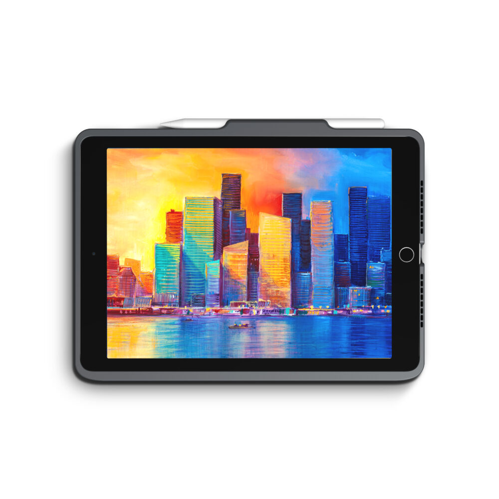 ZAGG Pro Keys Tedesco Bluetooth Nero, Grigio (ZAGG KEYBOARD PRO KEYS - F/ IPAD 10.2 BLACK/GRAY GERMAN)