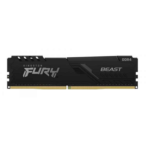 Kingston Technology FURY Beast 32GB 3200MT/s DDR4 CL16 DIMM Black (32GB DDR4-3200MHZ CL16 DIMM - FURY BEAST BLACK)
