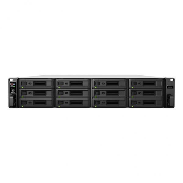 Synology RackStation RS3621xs+ NAS Armadio [2U] Intel® Xeon® D D-1541 8 GB DDR4 192 TB HDD DiskStation Manager Nero (Synology RS3621XS+/192TB-HAT5300)
